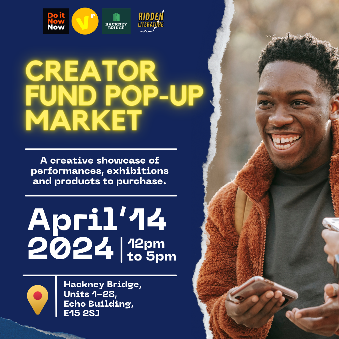 Creator Fund Pop-up Market – In collaboration with Do it Now Now